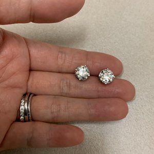 Rare, Old European Cut, Natural Diamond earrings 3.86 ct., K color, VS1